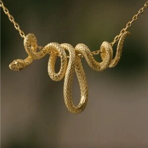 Gold Snake Necklace R38